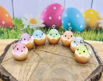 EASTER EGG CHICKEN Earrings Whimsical Easter Earrings for Easter Gifts | Mismatched Bird Egg Earrings | Cute Novelty Spring Earrings