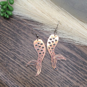 MERMAIDCORE IRIDESCENT EARRINGS Mermaid Tail Beachy Jewelry Whimsical Acrylic Mermaid Earrings Laser Cut Summer Earrings Cool Earrings image 8