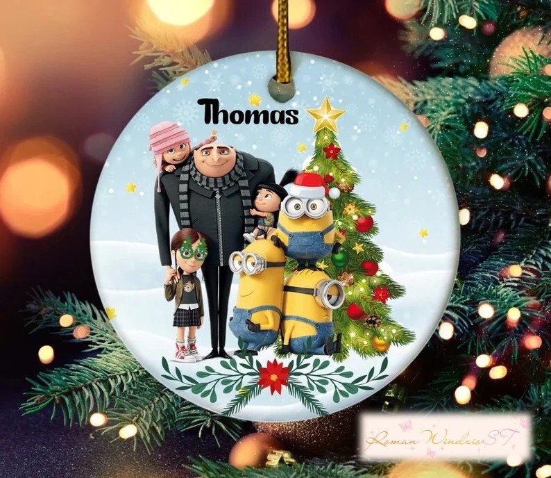Customized Minion Ornaments, Minions The Rise Of Gru Ornament, Minion 2