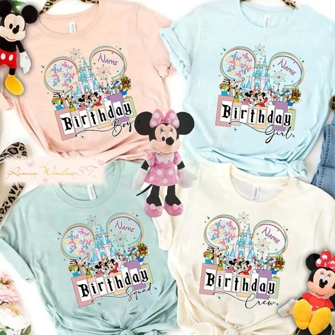 Disneyland Birthday Shirt Disney Birthday Girl Shirt Mickey - Etsy