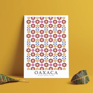 OAXACA Mexico Travel Poster | Mexico Wall Art | Digital Poster Download / Printable Poster | Mexico Travel Art | Mexico Travel Souvenir