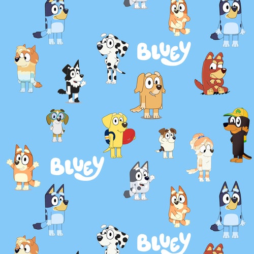 Bluey Wrapping Paper Gift Wrap Hand Illustrated Etsy Australia