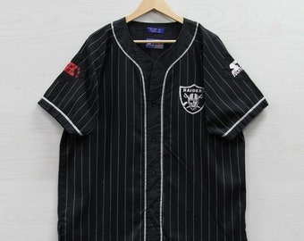 oakland raiders baseball shirt