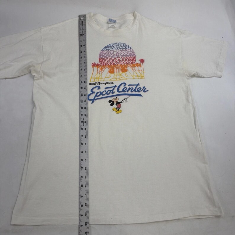 Vintage Walt Disney World Epcot Center T-Shirt Size XL 90s image 5