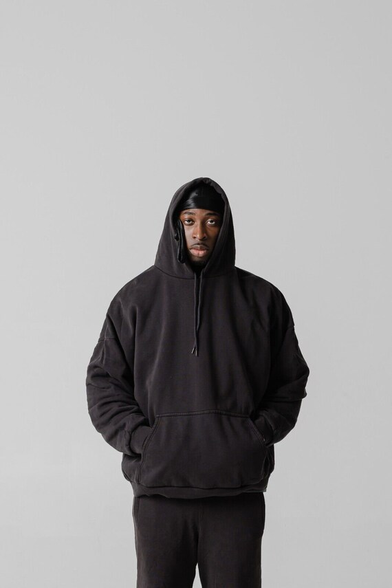 Yeezy Gap Unreleased Season Sudadera con capucha Negro Etsy Mexico