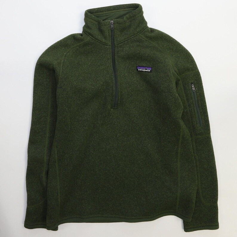 Patagonia Better Sweater Fleece Jacket Womens Size Medium Green Etsy