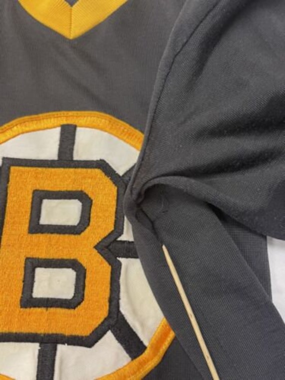 Sandow Sporting Knit, Shirts, Sandow Sporting Knit Vintage Boston Bruins  Hockey Jersey Black Yellow Small