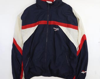 Vintage Reebok Windbreaker Light Jacket Size Large