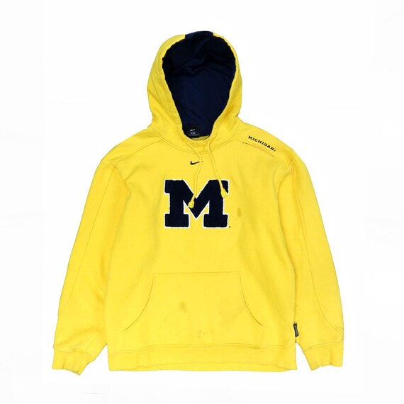 Vintage Michigan State Wolverines Nike Sweatshirt Hoodie Size Large Yellow NCAA Etsy