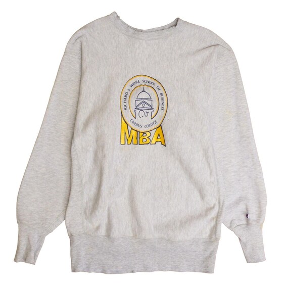 Vintage Richard J Wehle MBA Champion Reverse Weave Sweatshirt XL 90s Etsy