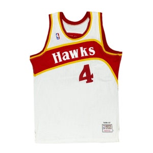 Vintage Majestic Hardwood Classics NBA Atlanta Hawks Jersey Size 2XL.