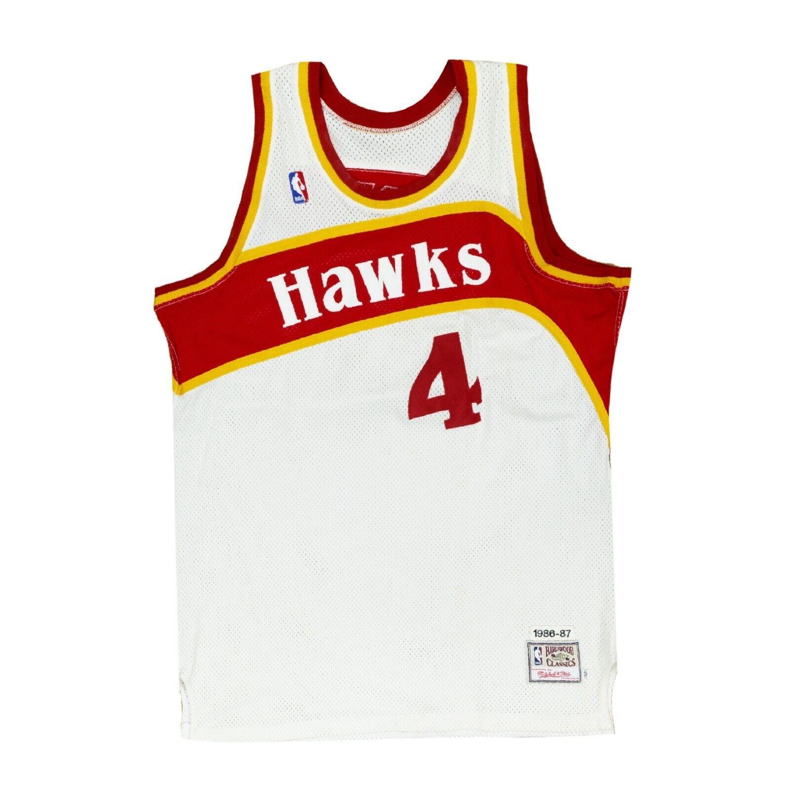 SPUD WEBB Atlanta Hawks Jersey NBA MENS MITCHEL & NESS RED