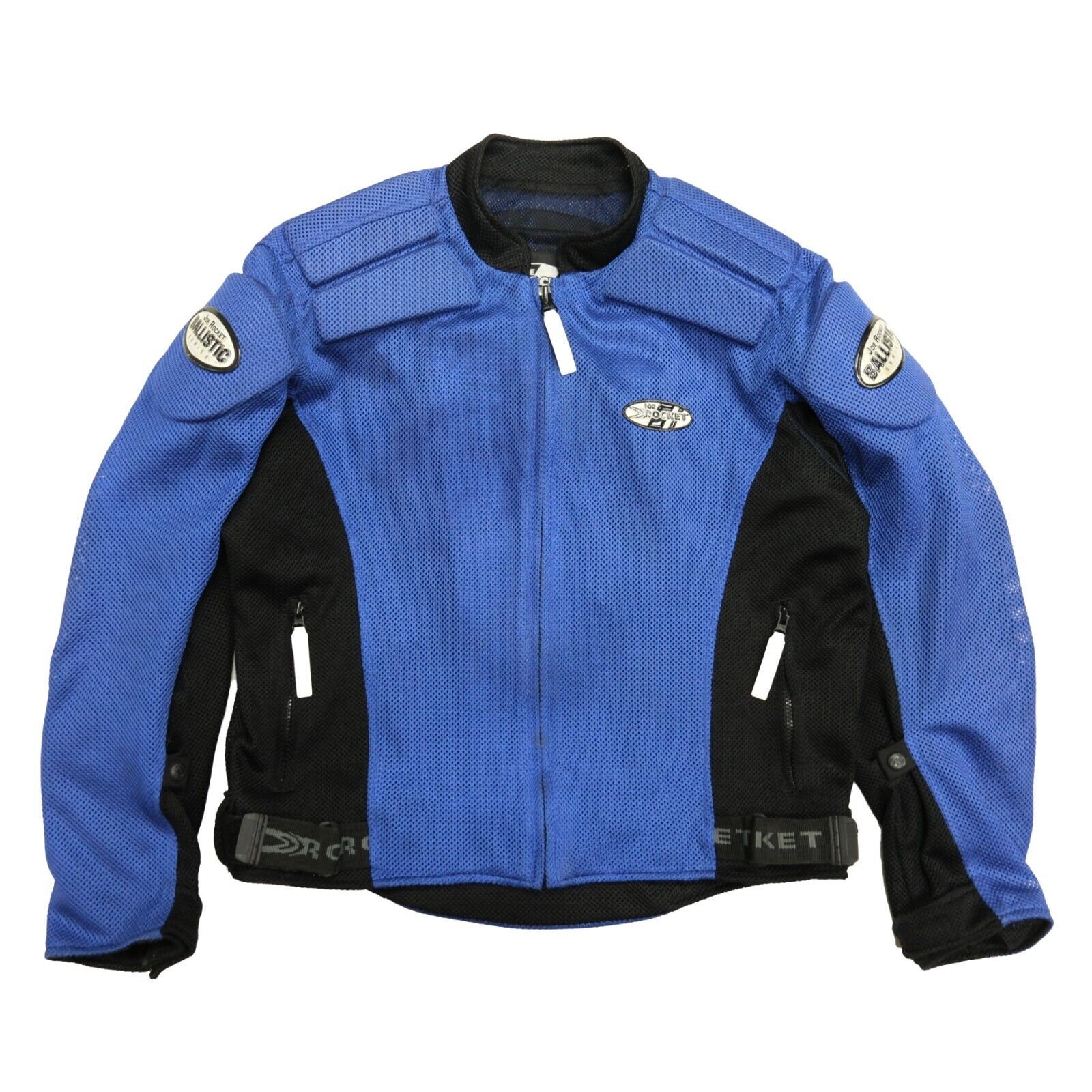 Vintage Joe Rocket Ballistic Motorcycle Jacket Size Large Blue