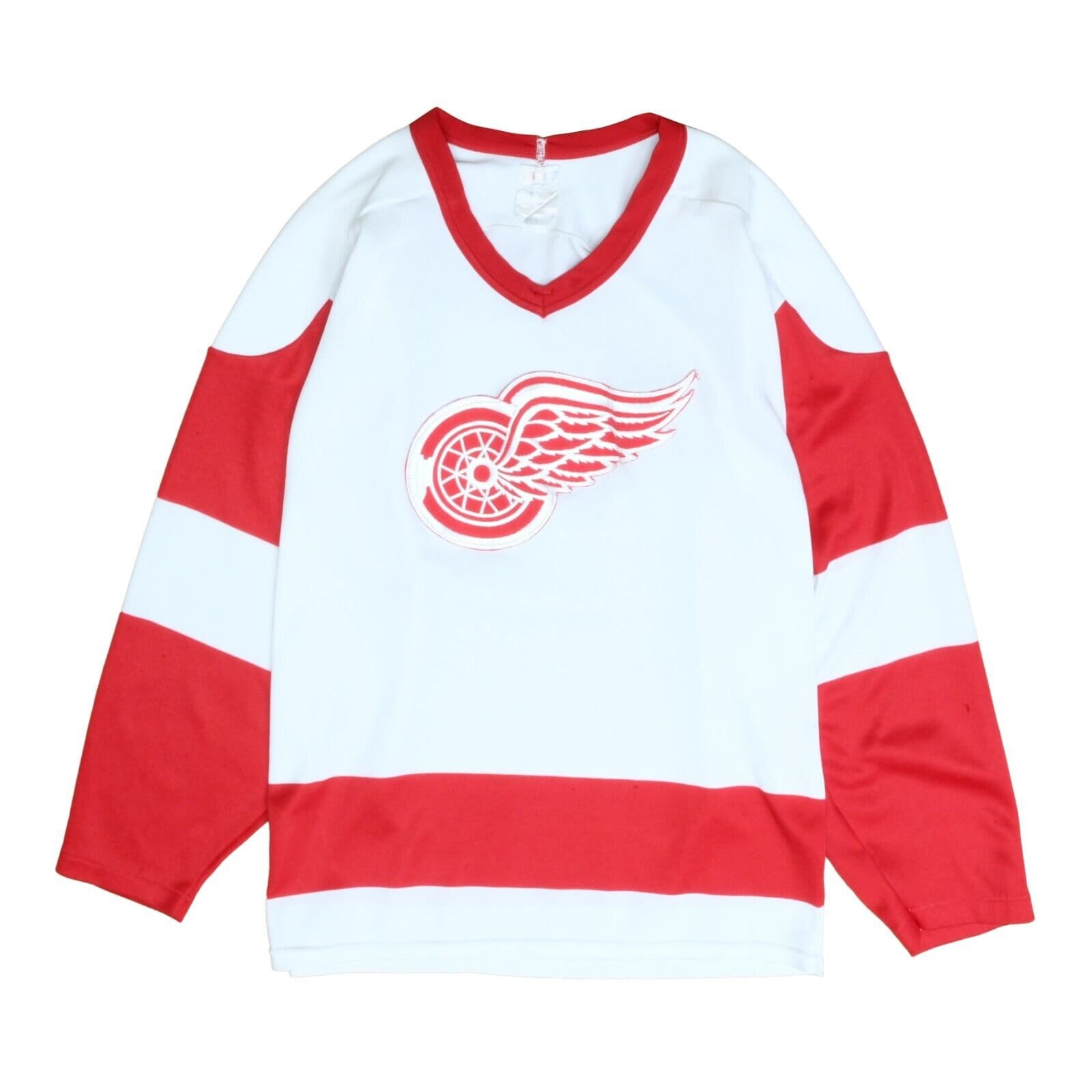 Detroit Red Wings #91 Sergei Fedorov White 75TH Throwback CCM