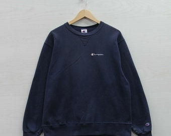 navy champion sweatshirt