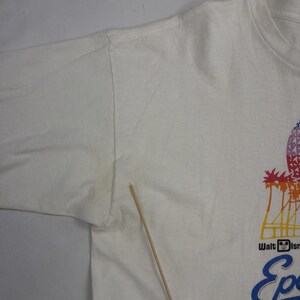 Vintage Walt Disney World Epcot Center T-Shirt Size XL 90s image 8