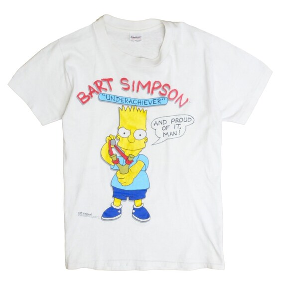 Vintage Bart Simpson Underachiever T-Shirt Size X… - image 1