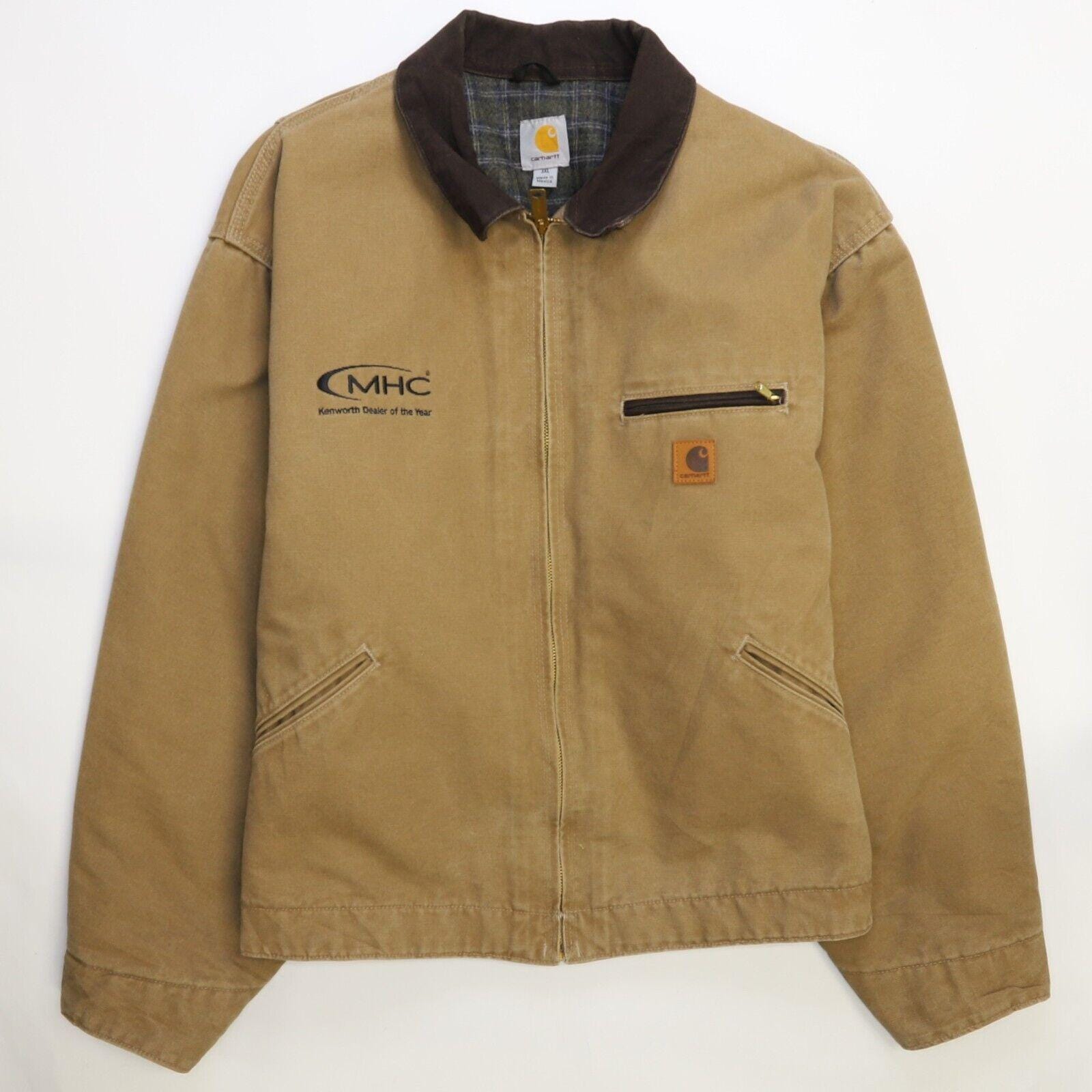 Carhartt デトロイトジャケット j97 CML size.XL Vintage Carhartt Jacket Mens Sz 5XL Brown J97 CML Blanket