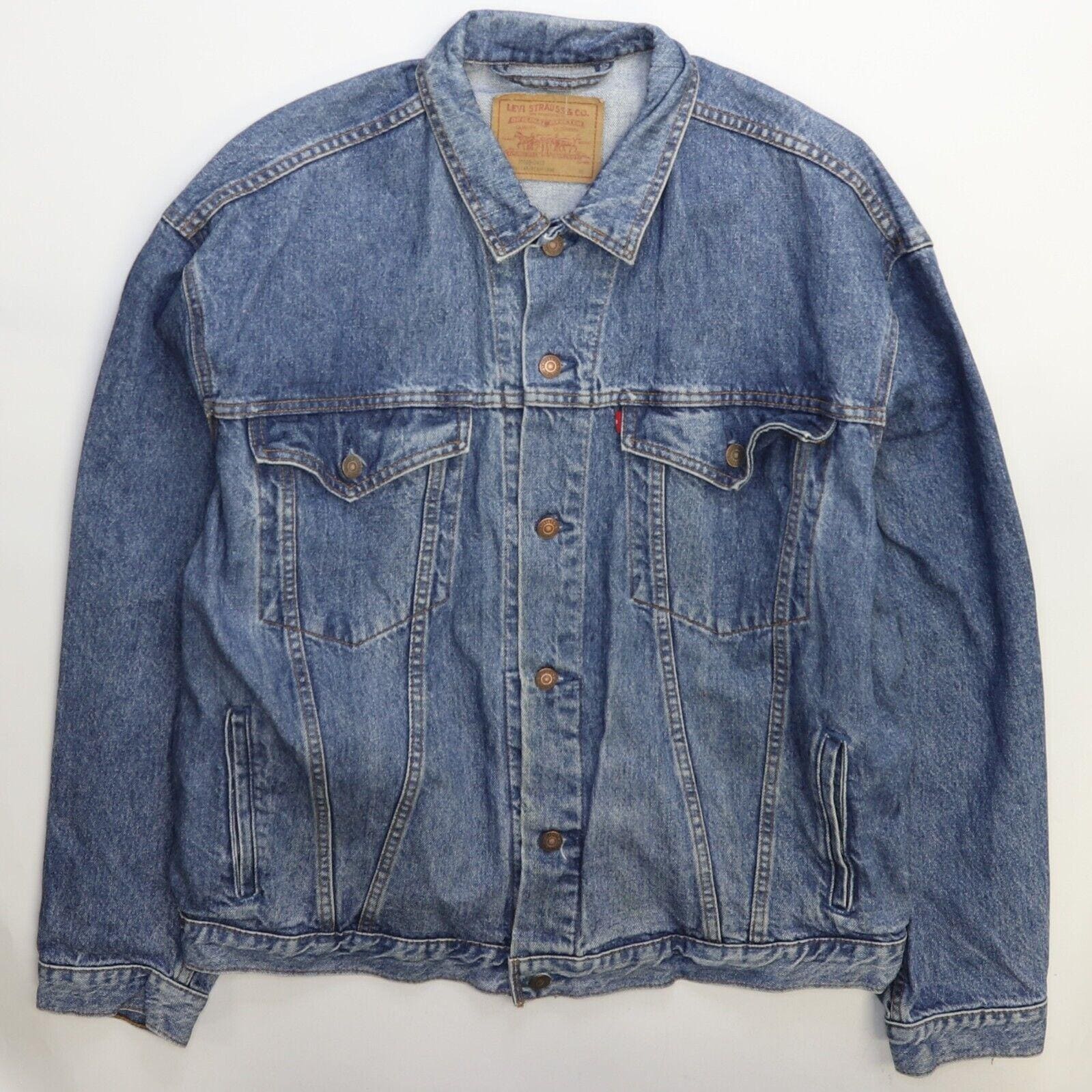 【Levi's】75525-0412 DENIM JACKET Vintage Vintage Levi's Denim Trucker Jacket Size XL 75525-0412 - Etsy