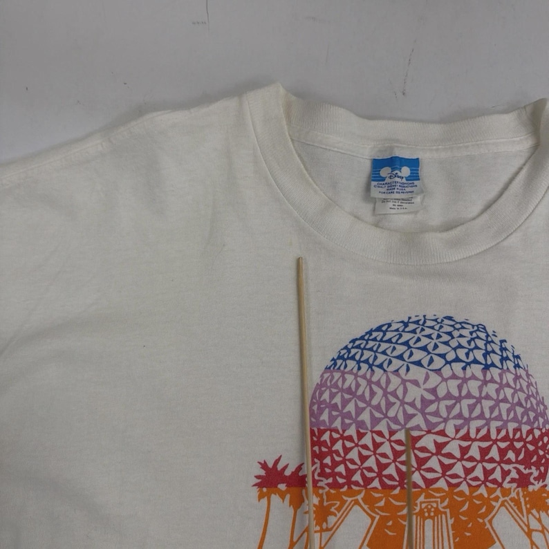 Vintage Walt Disney World Epcot Center T-Shirt Size XL 90s image 10