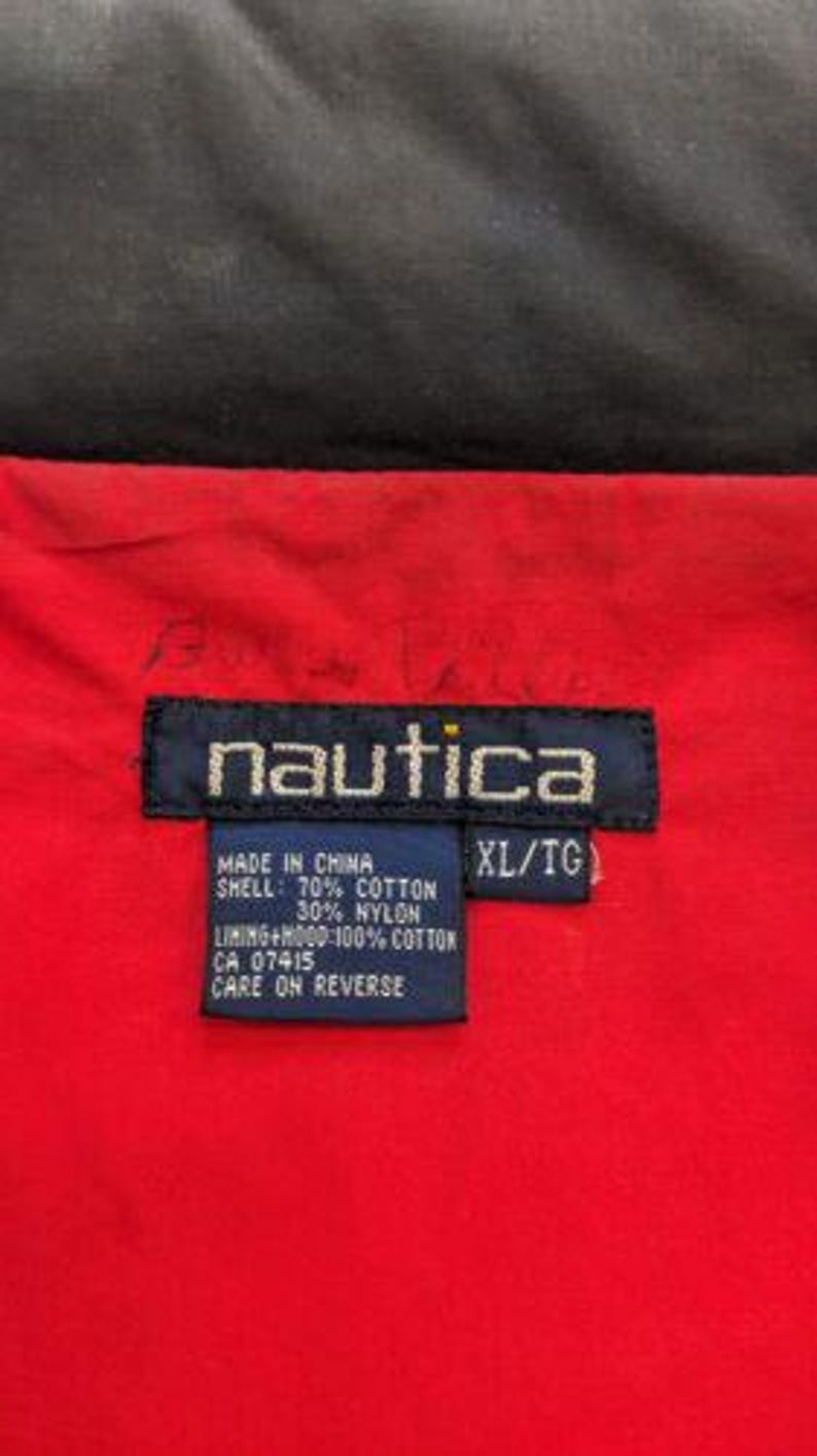 Vintage Nautica Challenge Windbreaker Light Jacket Size XL Sleeve Spell