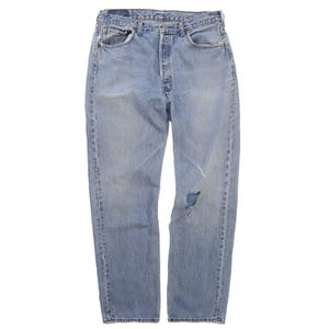 Vintage Levi Strauss & Co 501 Denim Jeans Pants Size 34 X 32 Blue Button Fly