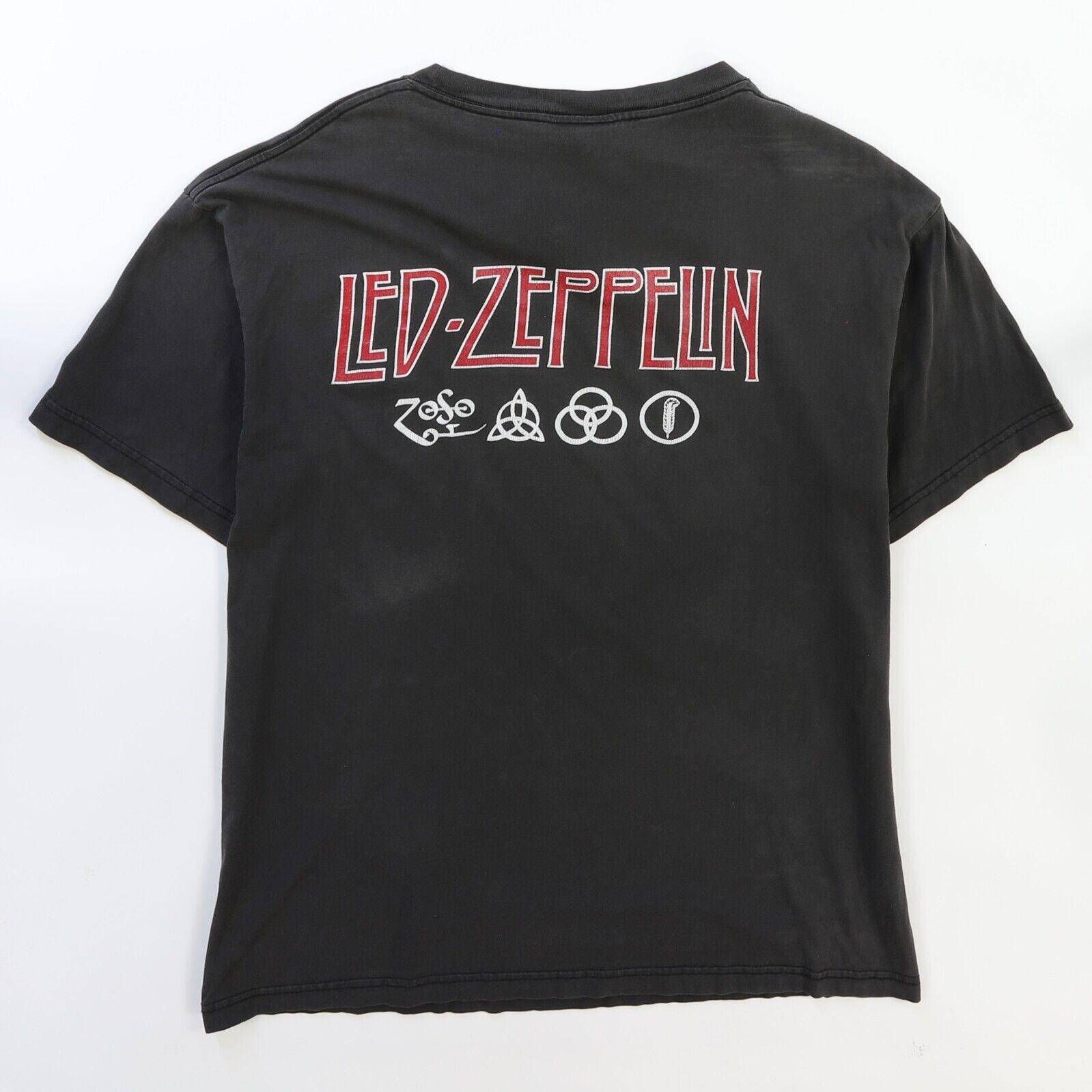 Vintage Led Zeppelin Artimonde T Shirt Size XL Band Tee 2004