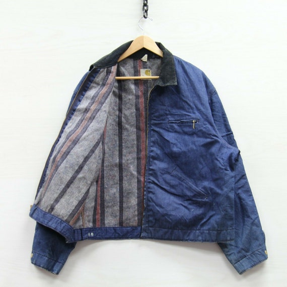 VTG Carhartt Detroit Denim Work Jacket 