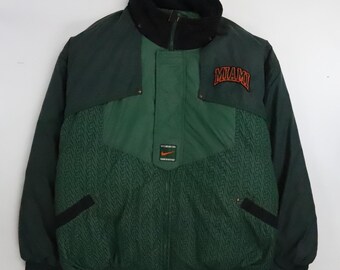 Vintage Pro Player Miami Hurricanes Full Zip Jacket 90s Ncaa - Etsy