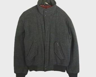 Chaqueta bomber de lana vintage Members Only, talla 40