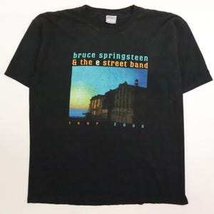Camiseta vintage de la gira de Bruce Springsteen & The E-Street Band, talla 2XL, 2000