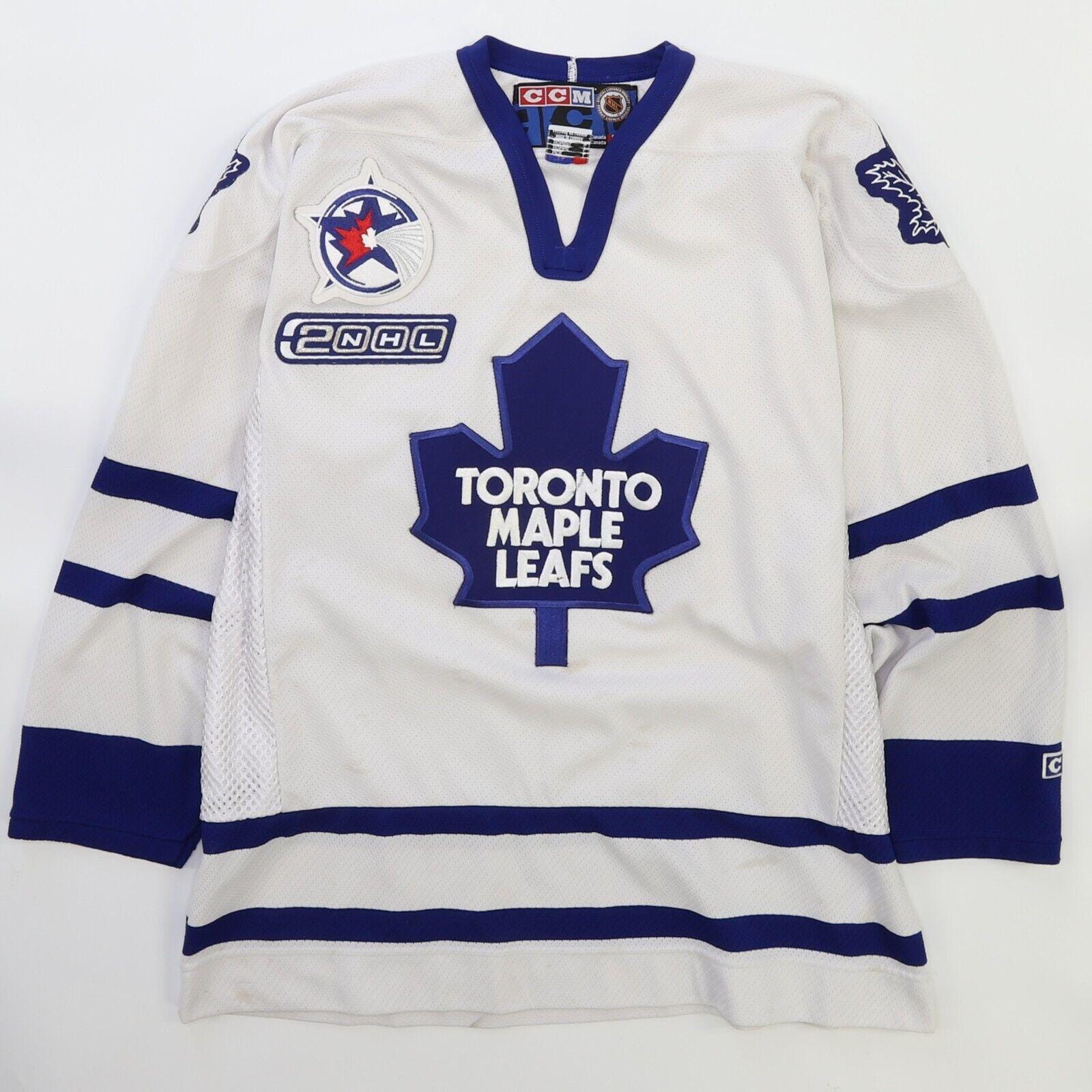 Vintage Toronto Maple Leafs All Star Patch CCM Jersey Size Large NHL Etsy Canada