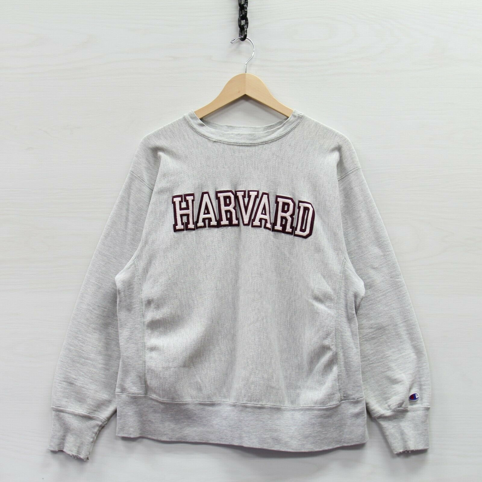 tdotvtg Vintage Harvard Champion Reverse Weave Warmup Sweatshirt Crewneck Large 80s NCAA