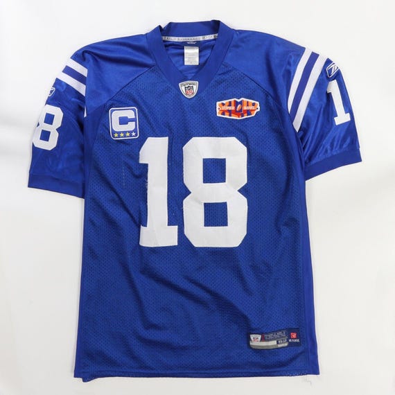 Vintage Indianapolis Colts Peyton Manning Authentic Jersey 52 Superbowl XLIV NFL Etsy Denmark