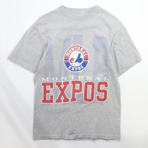 Vintage Montreal Expos T-Shirt Size Medium 90s MLB