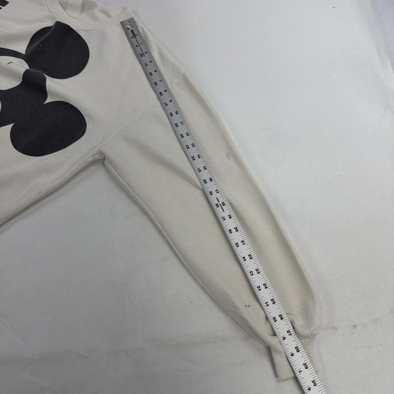 Vintage Mickey Mouse Disney Sweatshirt Size Large Double Sided 90s image 6