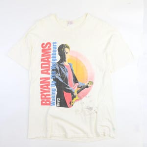 Vintage Bryan Adams Waking Up The Neighbours T-Shirt Size XL 1992 90s