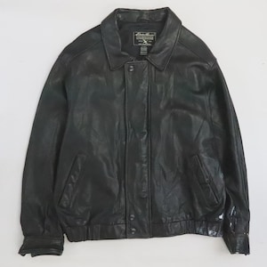 Eddie Bauer Leather Jacket - Etsy