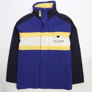 ジャケット・アウター Chaps Ralph Lauren Logo Stadium Jacket Vintage Chaps Ralph Lauren Leather Varsity Jacket Men's
