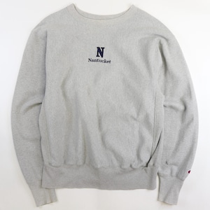 Vintage Nantucket Champion Reverse Weave Crewneck Sweatshirt Large 90s
