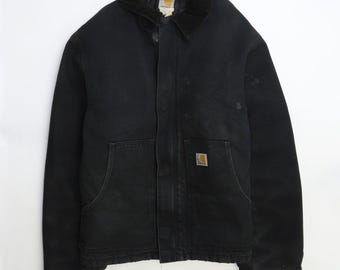 Carhartt Traditional Distressed Faded Black Canvas Work