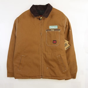 Tough Duck Canvas Work Jacket Size Large Brown NWT