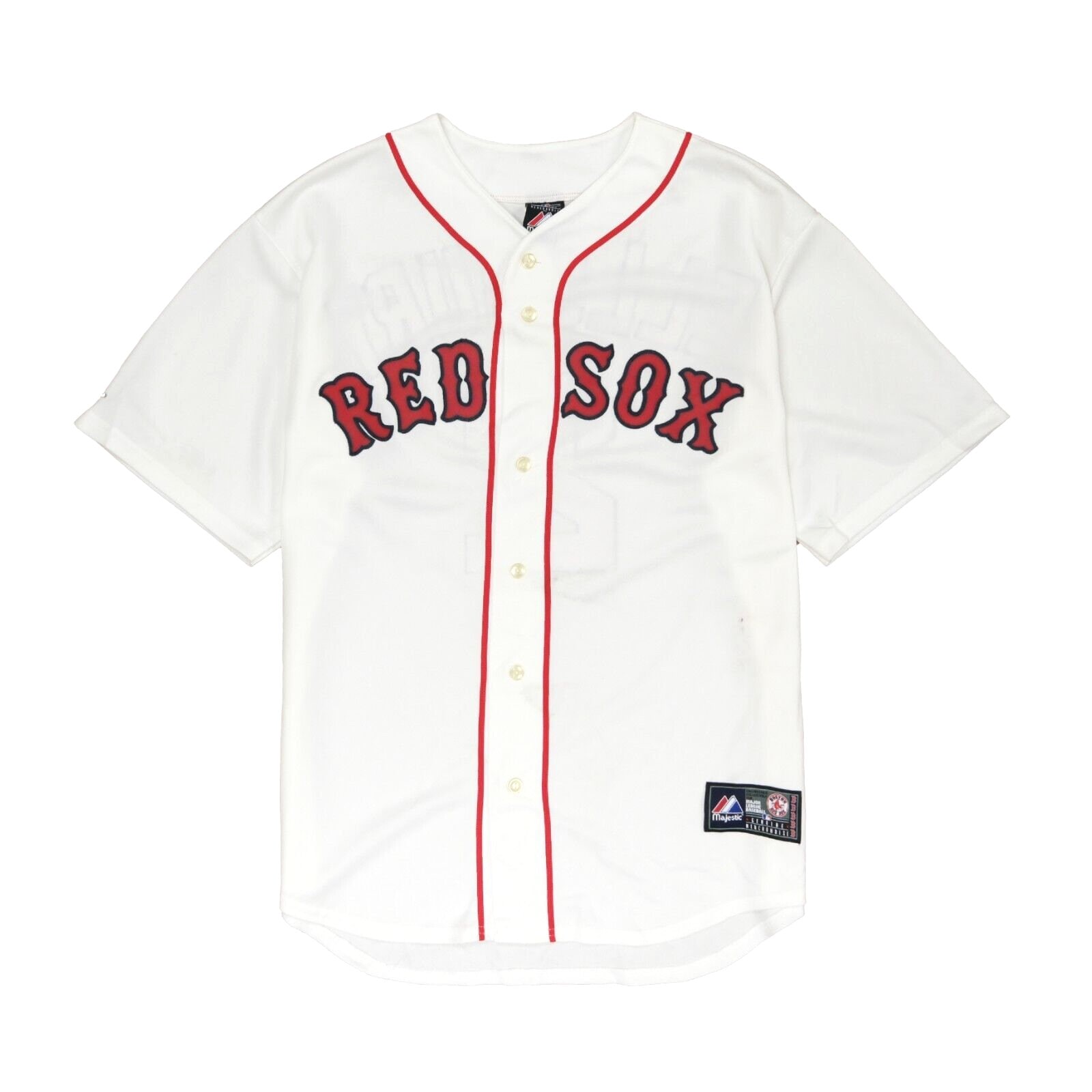 NEW Mens Majestic Blank Back Boston Red Sox Red MLB Stitched Baseball Jersey