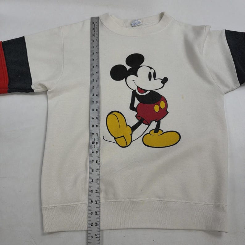 Vintage Mickey Mouse Disney Crewneck Sweatshirt Size Large 80s 90s image 5