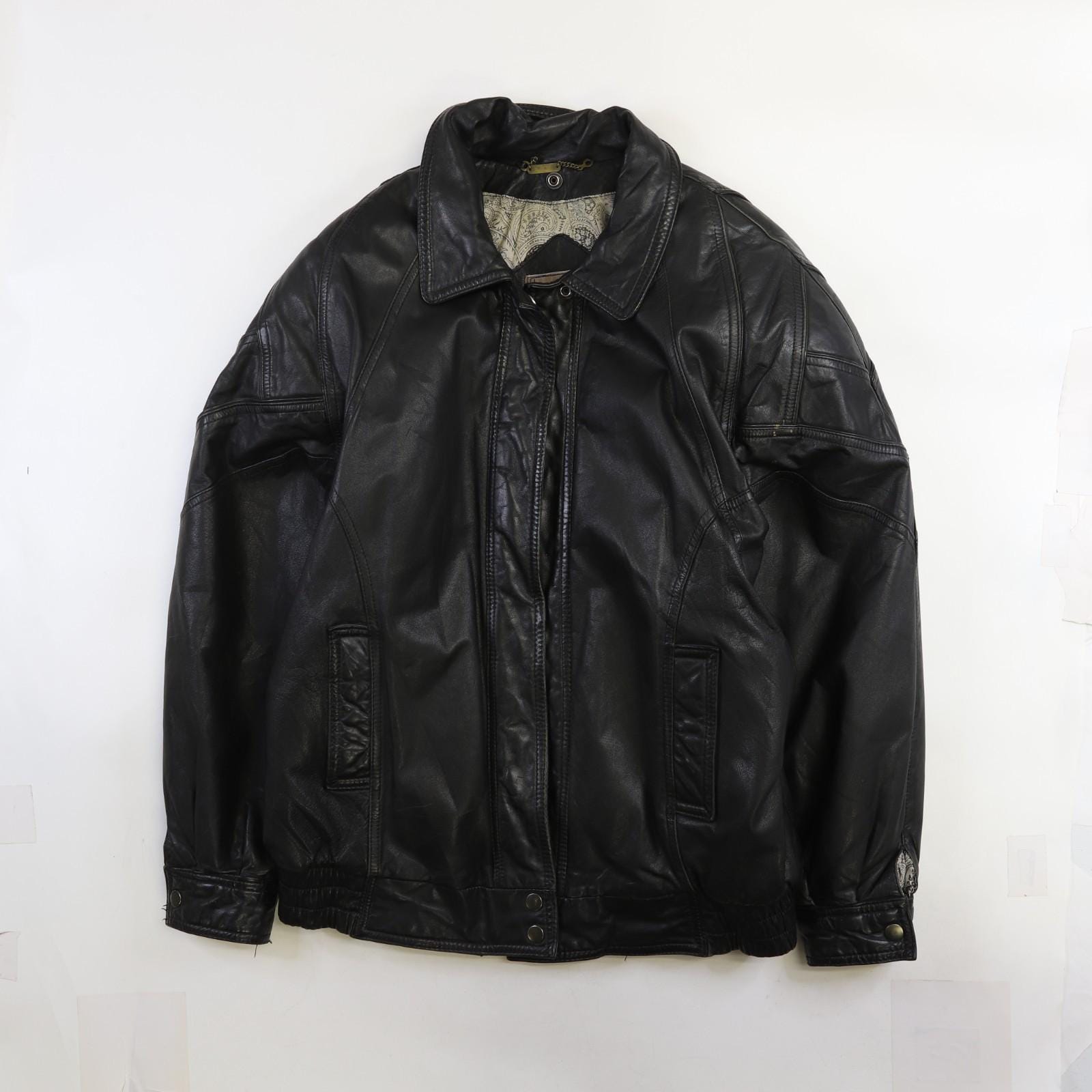 1980s agnès b. Leather jacket DDP] AGNES B. 1980s Leather Jacket Black Women's | eBay