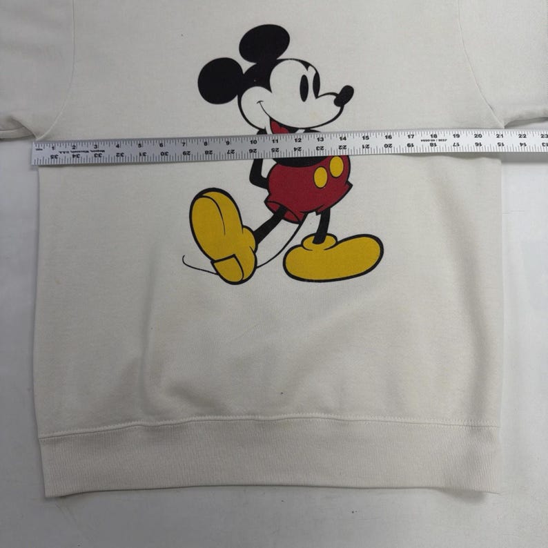 Vintage Mickey Mouse Disney Crewneck Sweatshirt Size Large 80s 90s image 4