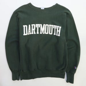 Vintage Dartmouth Big Green Champion Reverse Weave Sweatshirt Large 90s  NCAA - Etsy UK