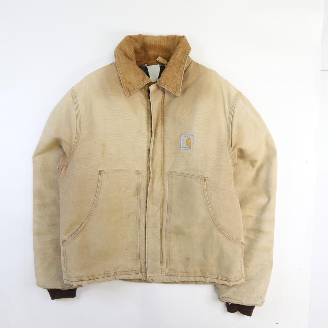 Carhartt 【Used】Vintage Work Jacket Vintage Carhartt Canvas Work Jacket Size Medium 100 Year