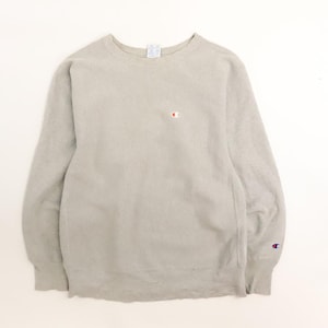 Vintage Champion Reverse Weave Crewneck Sweatshirt Size Large Gray 90s
