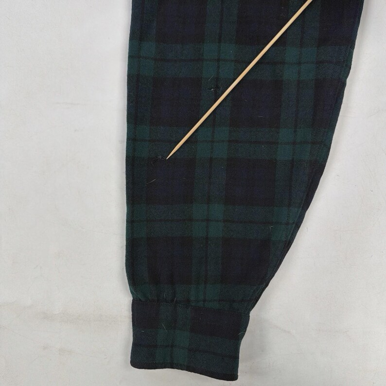 Vintage Pendleton Wool Lodge Button Up Shirt Size XL Green Plaid image 10